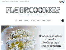 Tablet Screenshot of floorcookies.com